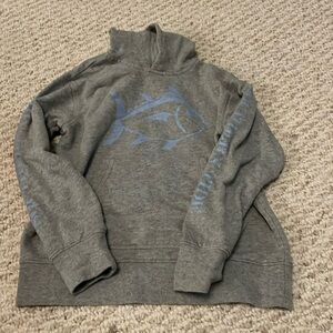 Southern tide gray hoodie, medium, gray